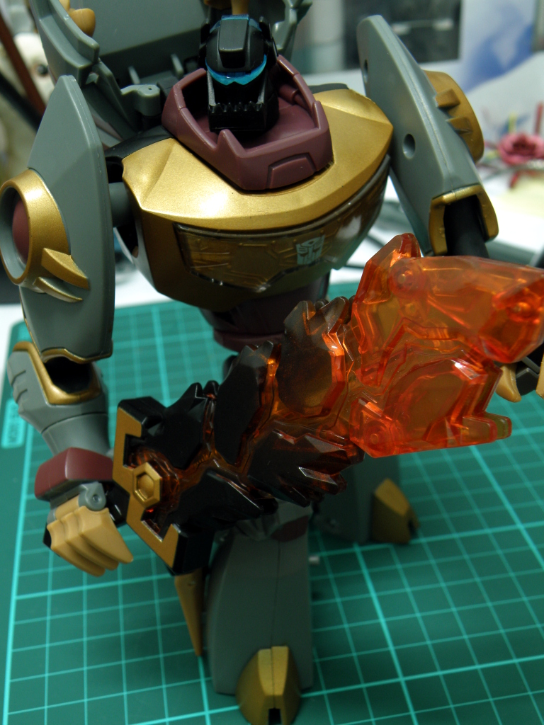 Grimlock robot mode with sword