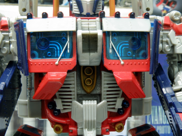 Optimus Prime robot mode chest detailing