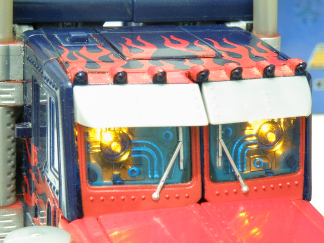 Optimus Prime truck electronic activated