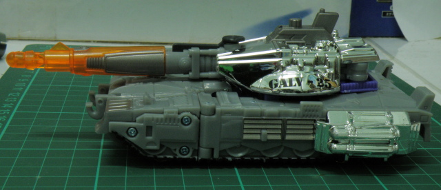 Galvatron tank mode left side.