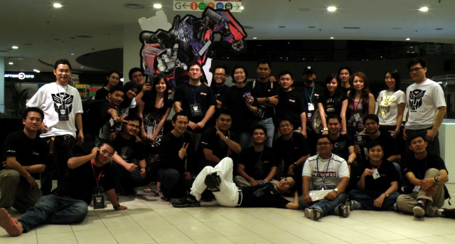 Transformers Convention 2009 crews.