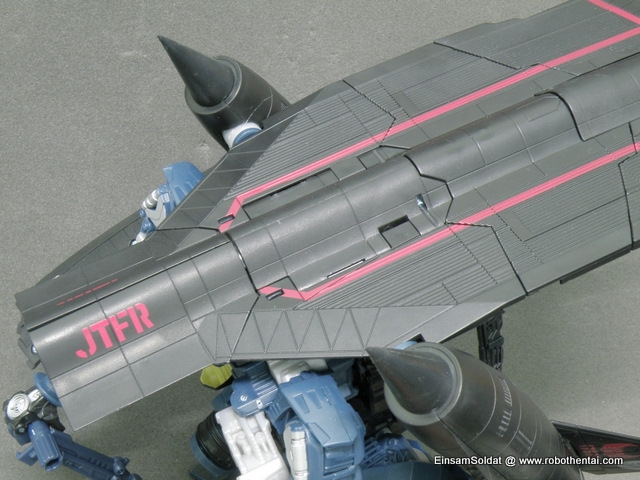 Step 3 - Have all the major pieces of SR-71 shell aligned and combine proper.