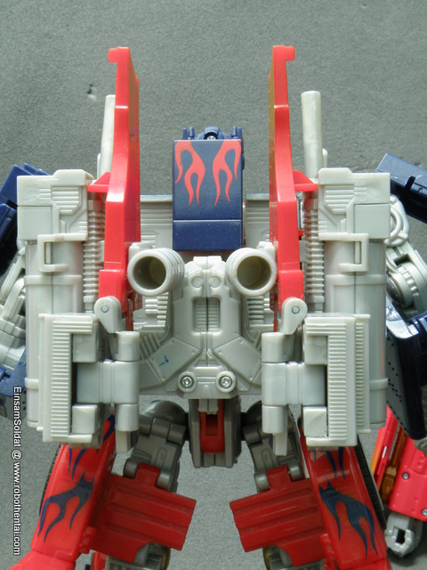 TFTM Optimus Prime Robot Back Details.