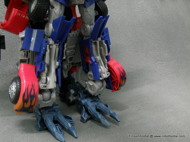 Front view of the alternate leg configuration of Powered-Up Prime.