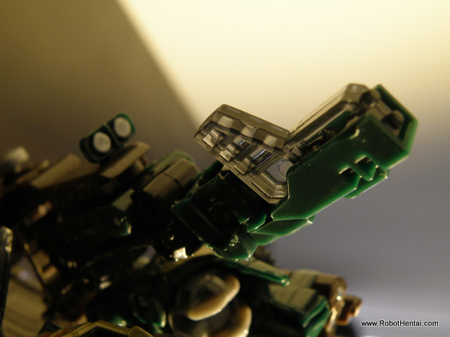 Details is not left out of Brawn's blaster.