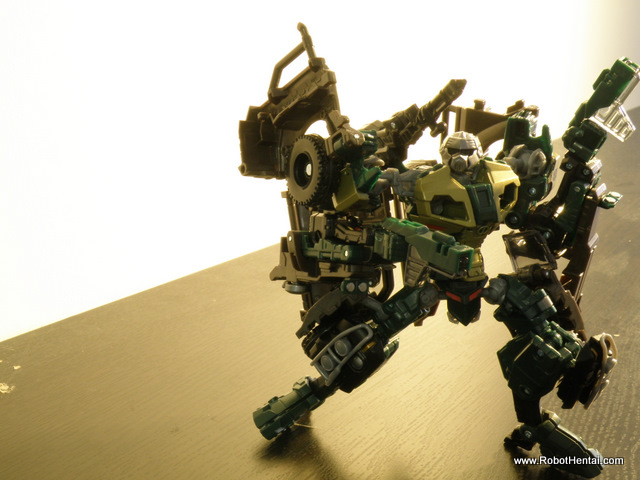 ROTF Brawn fully armed in Robot mode.